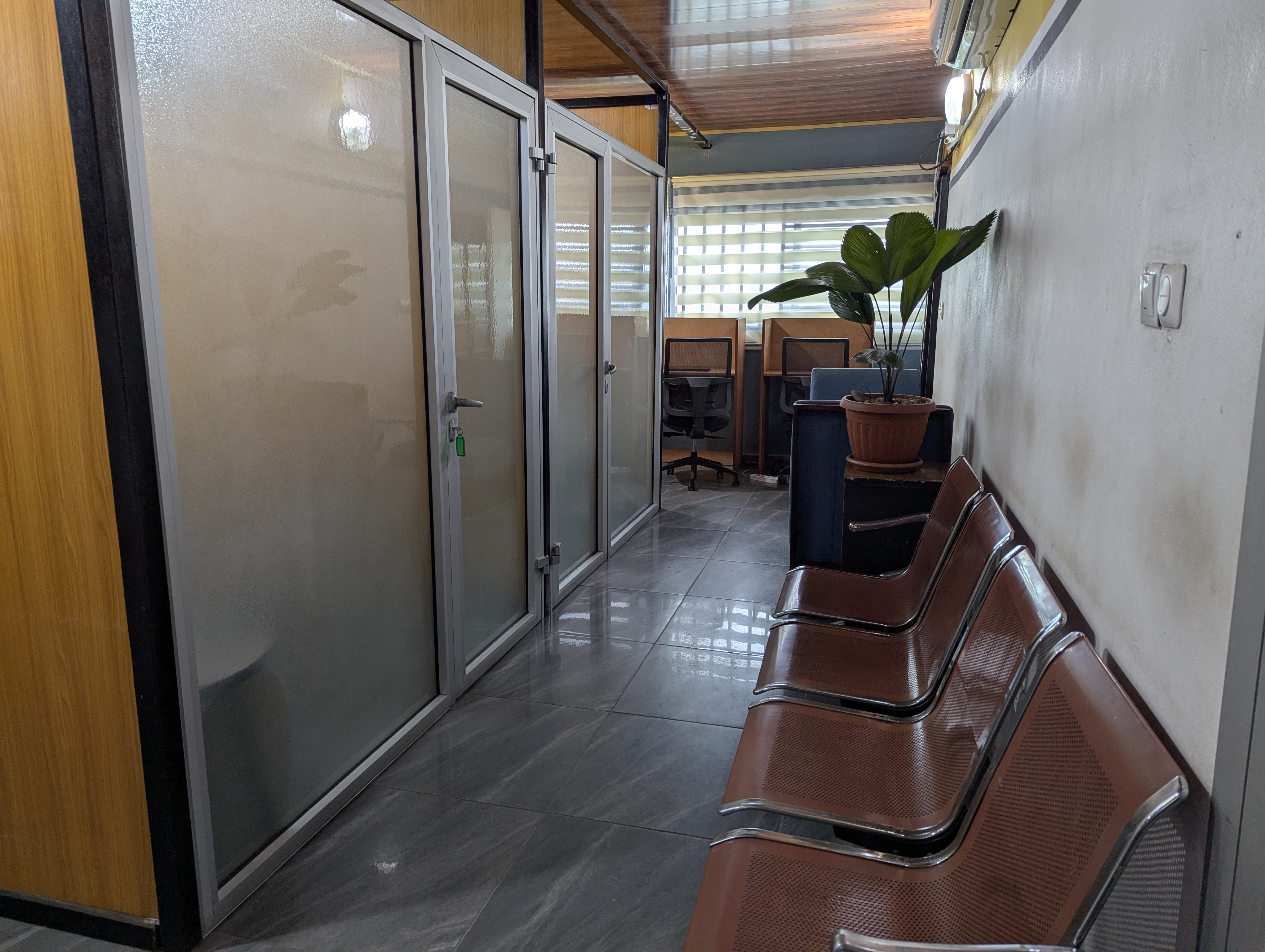Espace d'attente à SmartWork coworking à Douala